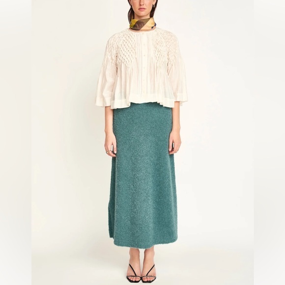 Mirth Dresses & Skirts - Mirth ESTES BOUCLE SKIRT IN SPRUCE sz L